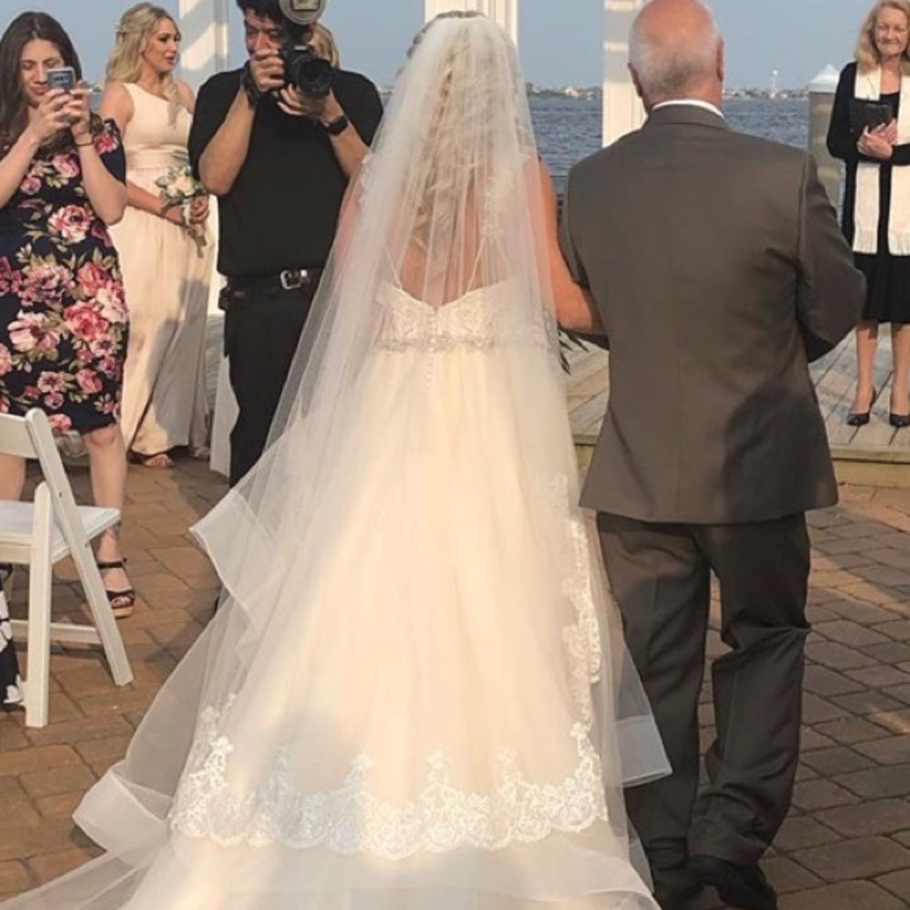 Davids Walking Length Veil